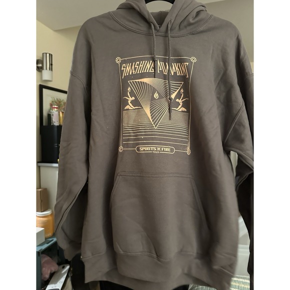 Other - Smashing Pumpkins Spirits on Fire Tour Brown Hoodie Original Rock & Pop Music